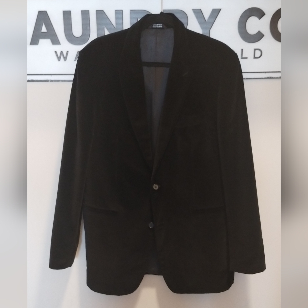 Mens Marc Anthony Black Blazer 44 Large